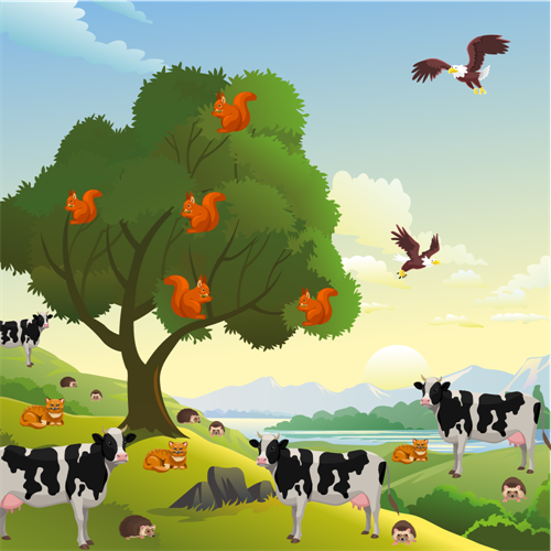 Корови 4, коти 3, їжаки 7, білки 5, орли 2.png